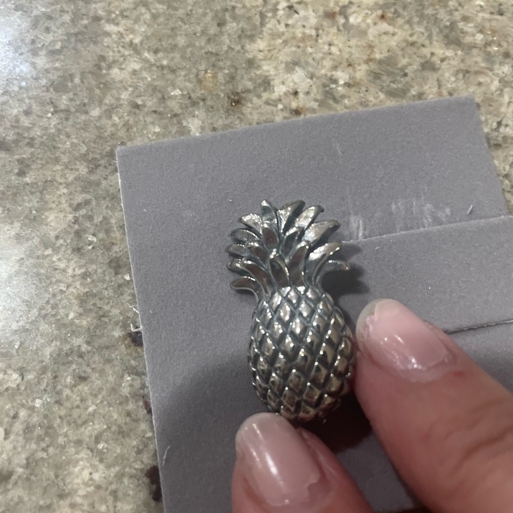 Sterling Silver Pineapple Brooch